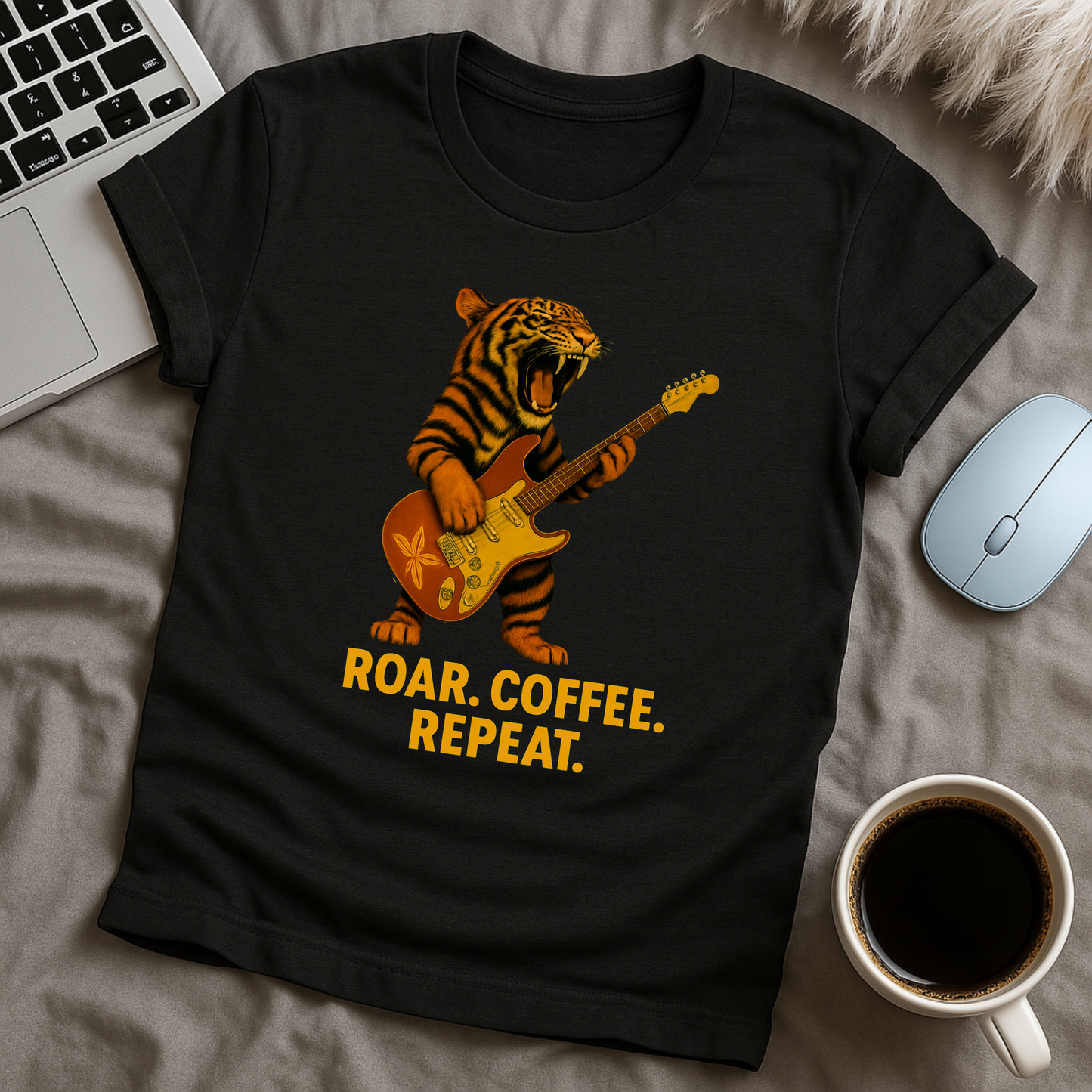 Roar Coffee Repeat T-Shirt