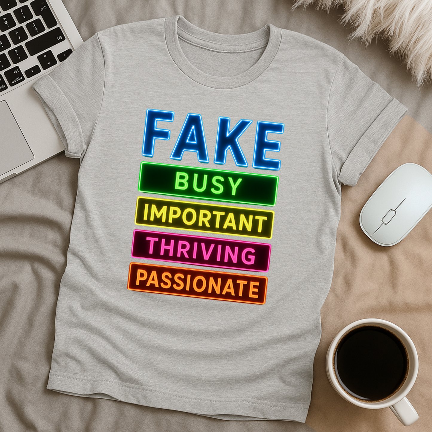 Fake, Busy, Important T-Shirt