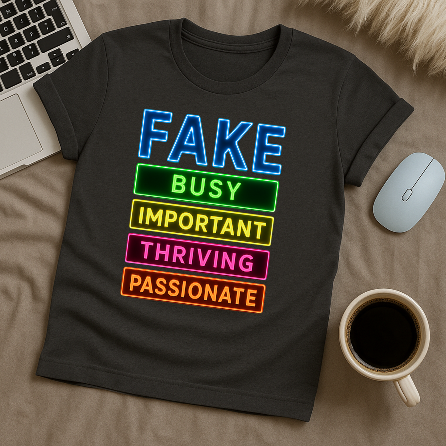 Fake, Busy, Important T-Shirt