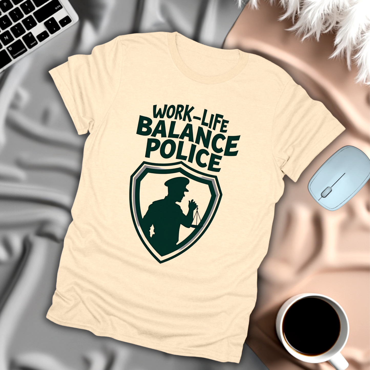 Work Life Balance Police T-Shirt