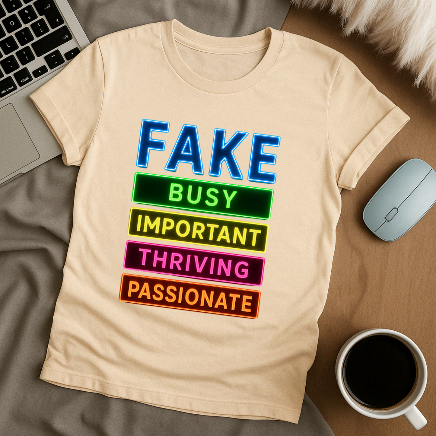 Fake, Busy, Important T-Shirt