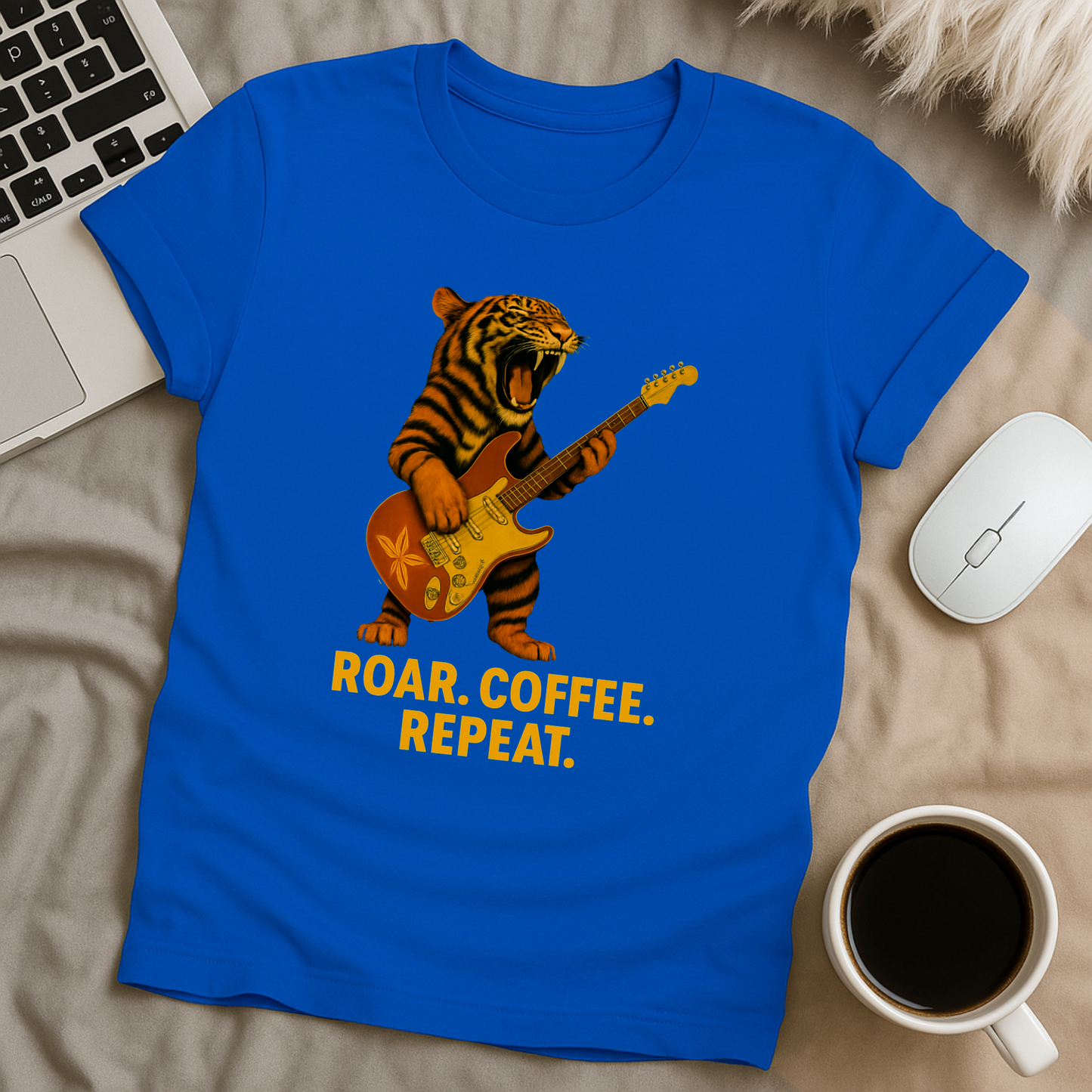Roar Coffee Repeat T-Shirt