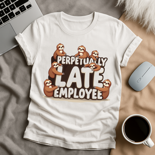 Perpetually Late Employee T-Shirt