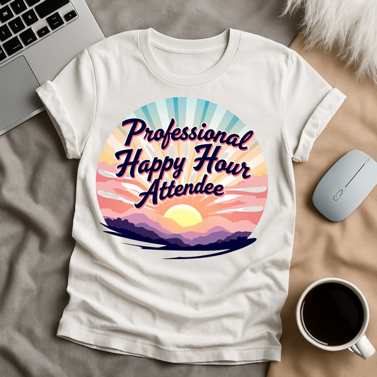Professional Happy Hour Attendee T-Shirt