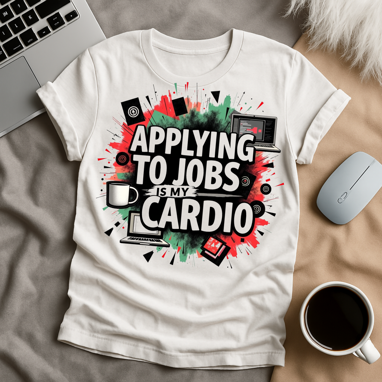 Applying to Jobs is My Cardio T-Shirt