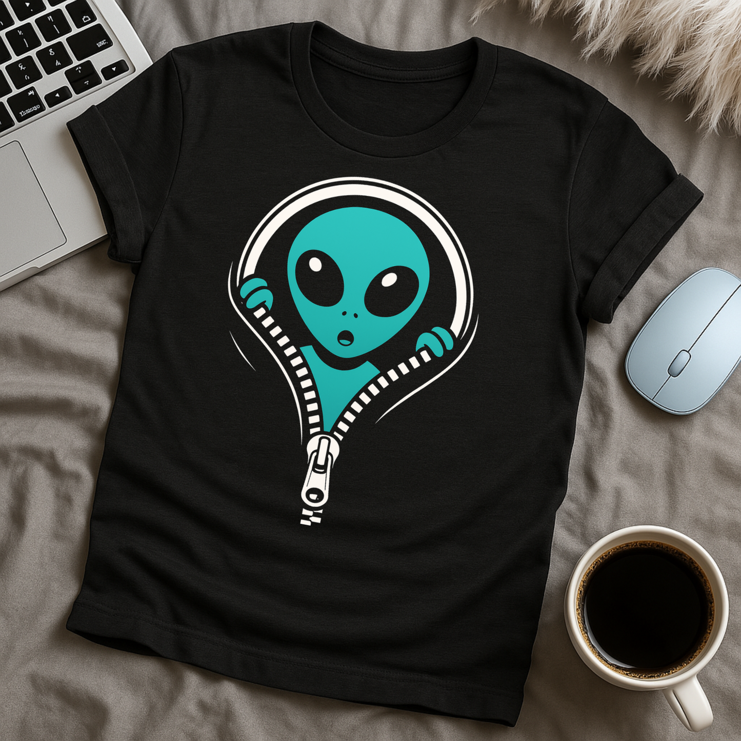 Peek-A-Boo Alien T-Shirt