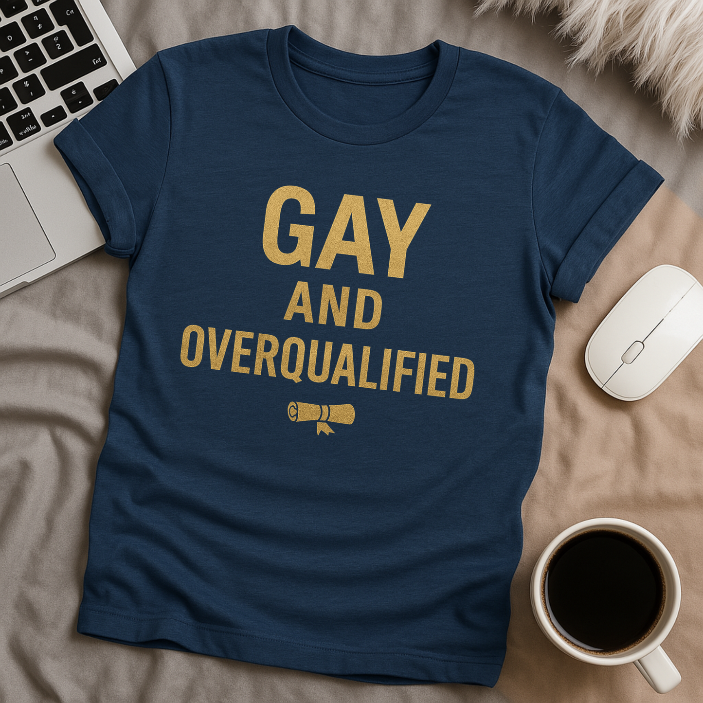 Gay and Overqualified T-Shirt