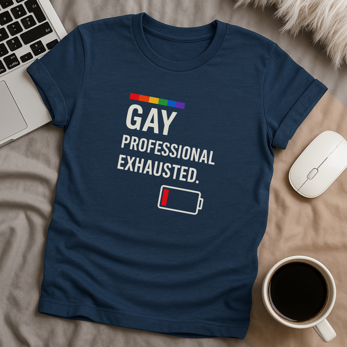 Gay Professional Exhausted T-Shirt