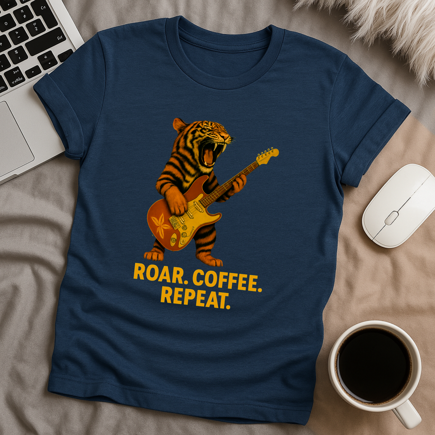 Roar Coffee Repeat T-Shirt