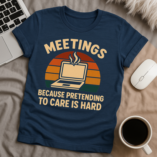 Pretending To Care Is Hard T-Shirt