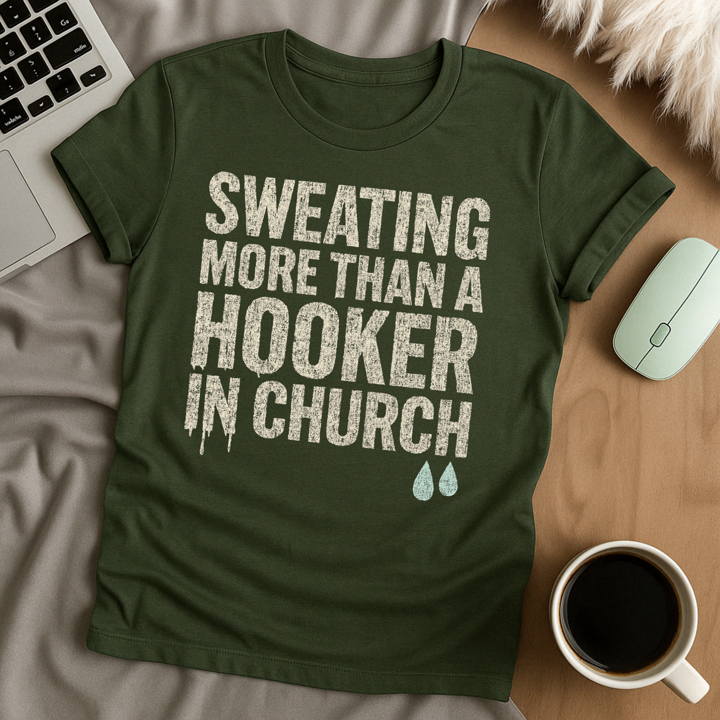 Hooker In Church T-Shirt