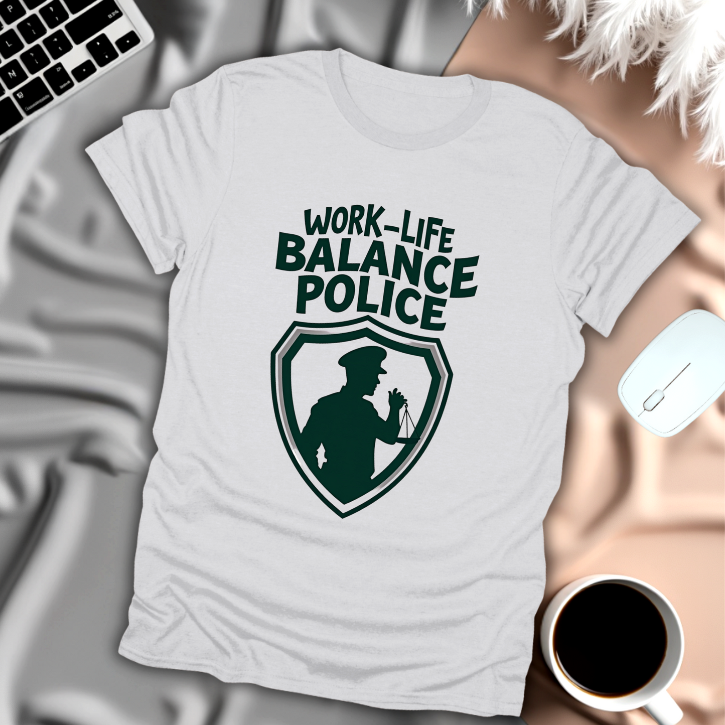 Work Life Balance Police T-Shirt